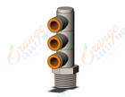 SMC KQ2VT07-36NS fitting, tple uni male elbow, KQ2 FITTING (sold in packages of 10; price is per piece)