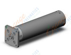 SMC CDG1FA80-250FZ cyl, air, dbl act, auto-sw, CG/CG3 ROUND BODY CYLINDER