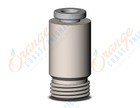 SMC KQ2S04-U01N fitting, hex skt hd m/connectr, KQ2 FITTING (sold in packages of 10; price is per piece)