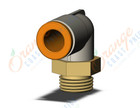 SMC KQ2L07-01AP fitting, male elbow, KQ2 FITTING (sold in packages of 10; price is per piece)