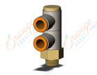 SMC KQ2VD07-34AP fitting, dbl universal, KQ2 FITTING (sold in packages of 10; price is per piece)