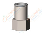 SMC KQ2F12-G03N fitting, female connector, KQ2 FITTING (sold in packages of 10; price is per piece)