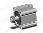 SMC CDQ2B63-25DCMZ-A93L cylinder, CQ2-Z COMPACT CYLINDER