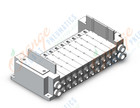 SMC SS5Y7-10S60-10B-C6 manifold, NEW SY5000 MFLD