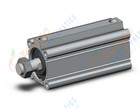 SMC CDQ2A50-100DFMZ cylinder, CQ2-Z COMPACT CYLINDER