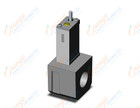 SMC IS10E-40N03-6L-A press switch w/ piping adapter, IS/NIS PRESSURE SW FOR FRL