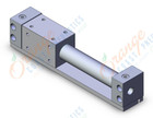 SMC CY3R20TN-100-M9PZ cylinder, CY3R MAGNETICALLY COUPLED CYL