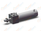 SMC CDG1RA25-50Z cyl, air, block mt, CG/CG3 ROUND BODY CYLINDER