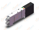 SMC SQ2431N-51-C6-Q valve, dbl, plug-in, SQ2000 VALVE, SOL 4-WAY