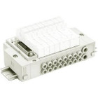 SMC SS5Y3-45FD-09U-C6 mfld, base mt, din rail mt, SS5Y3 MANIFOLD SY3000