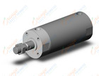 SMC CG1BN80-100Z cyl, air, dbl act, CG/CG3 ROUND BODY CYLINDER