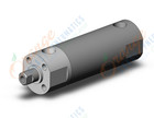 SMC CG1ZN25-25FZ cyl, air, dbl act, CG/CG3 ROUND BODY CYLINDER