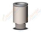 SMC KQ2S12-02NP fitting, hex hd male connector, KQ2 FITTING (sold in packages of 10; price is per piece)