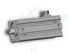 SMC CDBQ2A80-100DC-HL-M9PWVSAPC cyl, compact, locking, sw cap, CBQ2 CYLINDER COMPACT LOCKING