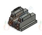 SMC SS5V2-10FD1-02BR-C6 mfld, plug-in, d-sub connector, SS5V2 MANIFOLD SV2000