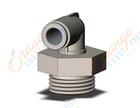 SMC KQ2L06-G03N fitting, male elbow, KQ2 FITTING (sold in packages of 10; price is per piece)