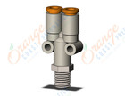 SMC KQ2U03-33N fitting, branch y, KQ2 FITTING (sold in packages of 10; price is per piece)