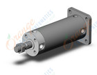 SMC CDG1GN63-100Z cylinder, CG/CG3 ROUND BODY CYLINDER