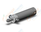 SMC CDG1UA32TN-75Z cylinder, CG/CG3 ROUND BODY CYLINDER