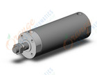 SMC CDG1BN100-200Z base cylinder, CG/CG3 ROUND BODY CYLINDER