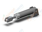 SMC CDG1TN25-75Z-NW cylinder, CG/CG3 ROUND BODY CYLINDER