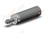 SMC CG1BA40-75Z base cylinder, CG/CG3 ROUND BODY CYLINDER