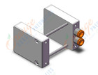 SMC VV100-10-04U1-N7N manifold, non plug-in, SS3Y1 MANIFOLD SY100***