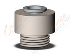 SMC KQ2S08-G03N fitting, hex hd male connector, KQ2 FITTING (sold in packages of 10; price is per piece)