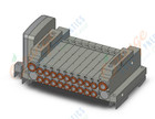 SMC SS5V1-W10S10D-09BS-N7-D0 mfld, plug-in without si unit, SS5V1 MANIFOLD SV1000