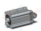 SMC CDQ2D40-35DCZ-A93VLS cylinder, CQ2-Z COMPACT CYLINDER