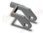 SMC CKZT80-A045RB clamp arm, CKZN SLIM LINE CLAMP CYLINDER