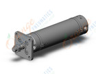 SMC CDG1FA63-200Z-M9BL cylinder, CG/CG3 ROUND BODY CYLINDER