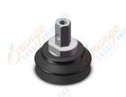 SMC ZPX80HBN-N01-B12 vacuum pad w/o buffer, ZP VACUUM PAD***
