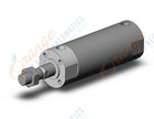 SMC CDG1ZN40-50Z base cylinder, CG/CG3 ROUND BODY CYLINDER