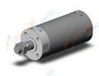 SMC CG1BA100-125Z cylinder, CG/CG3 ROUND BODY CYLINDER