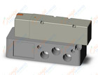 SMC VQ5100-3W1-04T valve, plug-in,, VQ5000 VALVE, SOL 5 PORT