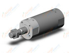 SMC CDG1ZA40-25Z base cylinder, CG/CG3 ROUND BODY CYLINDER