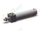 SMC CDG1RN25-75Z cylinder, CG/CG3 ROUND BODY CYLINDER