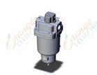 SMC AMH550C-N06-S micro mist separator with pref, AMH MICRO MIST SEPARATOR