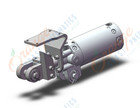 SMC CK1A50-50YABDZ clamp cylinder, CK CLAMP CYLINDER