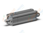 SMC CDLQD40-75DCM-B cyl, compact w/lock sw capable, CLQ COMPACT LOCK CYLINDER