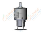 SMC CDRB2BW30-90DZ-R80 actuator, rotary, vane type, CRB1BW ROTARY ACTUATOR