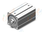 SMC CD55B80-100 cyl, compact, C55 ISO COMPACT CYLINDER