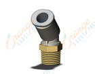 SMC KQ2K06-01AS1 fitting, 45 degree elbow, KQ2 FITTING (sold in packages of 10; price is per piece)