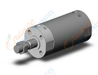 SMC CDG1ZA63-50Z base cylinder, CG/CG3 ROUND BODY CYLINDER