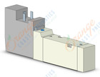 SMC VQZ2150B-5YO1-Q valve, base mount, din (dc), VQZ2000 VALVE, SOL 4/5-PORT***