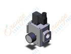 SMC AV4000-N04G-3D-R valve, soft start 1/2, AV SOFT START UP BODY PORT