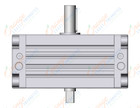 SMC CDRA1BW80TN-90CZ actuator, rotary, CRA ROTARY ACTUATOR