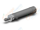 SMC CDG1BA40-150Z-A93L cylinder, CG/CG3 ROUND BODY CYLINDER