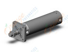 SMC CDG1FA40-100Z cylinder, CG/CG3 ROUND BODY CYLINDER